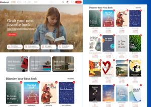 Ebooks digital products elementor template