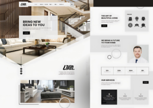 Interior home design elementor template