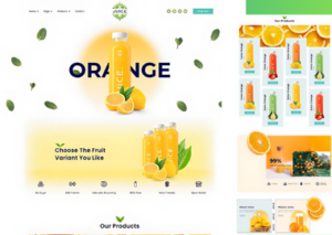 juices elementor templates