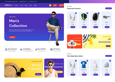 multipurpose ecommerce store elementor template